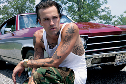 Eminem is keeping it funky these days pushing his newest artist Yelawolf
