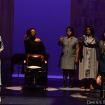 On-stage performance by 'da Kink in My Hair' cast/Photo by: Dennis Byron