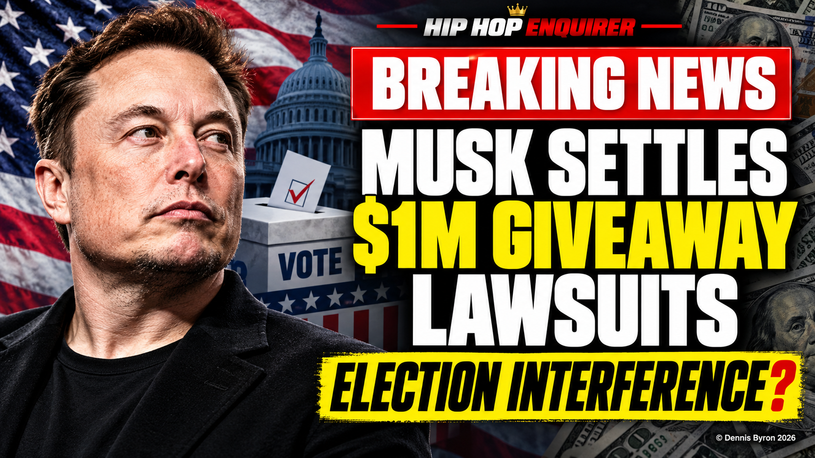 BREAKING: Elon Musk Agrees to Settle Election Giveaway Lawsuits—Raising Questions About Money, Deception and Voter Influence