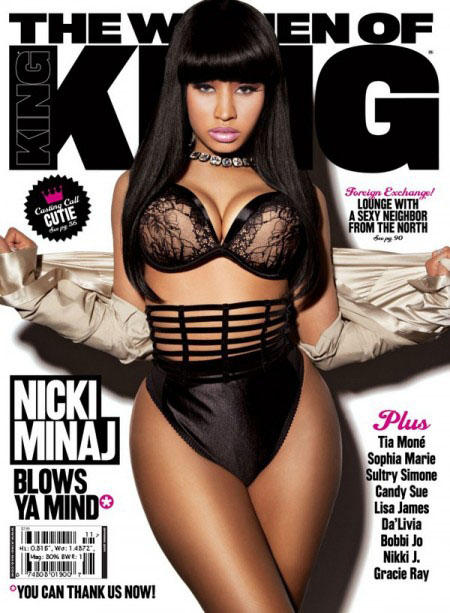 Nicki Minaj Covers King with Steamy Photo Shoot