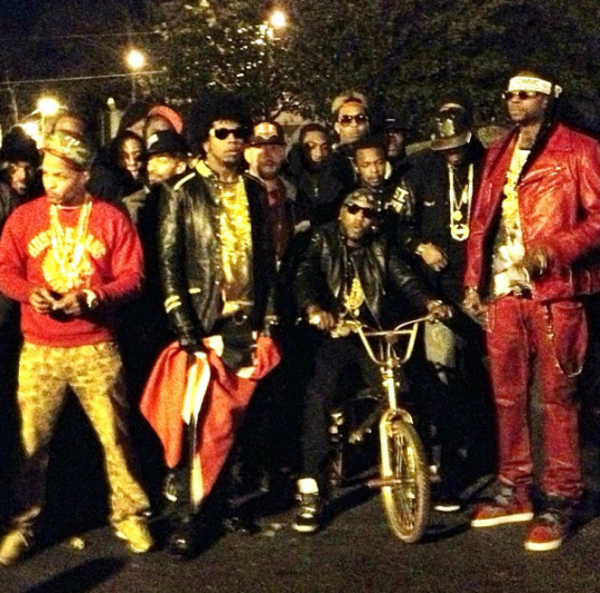 Behind the Scenes of Trinidad James’ “All Gold Everything (Remix)” ft. T.I., Young Jeezy & 2 Chainz (Pics Inside)