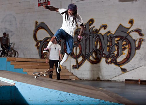 Lil Wayne aka @LilTunechi Opens Skate Park In New Orleans (Video Inside)