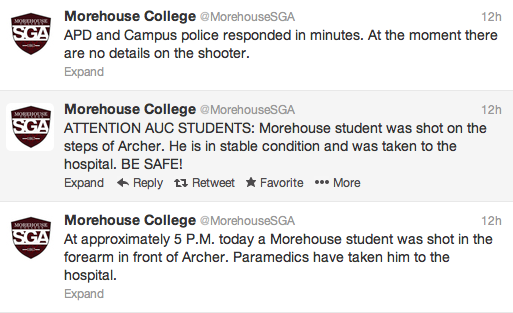 Morehouse College Student Shot After Argument Over Basketball Game