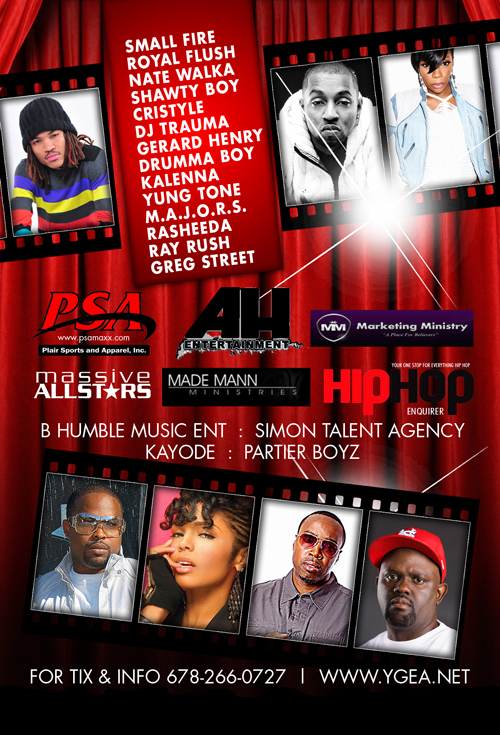 YGEA Awards Take Over Atlanta September 25th with Many Surprise Performances