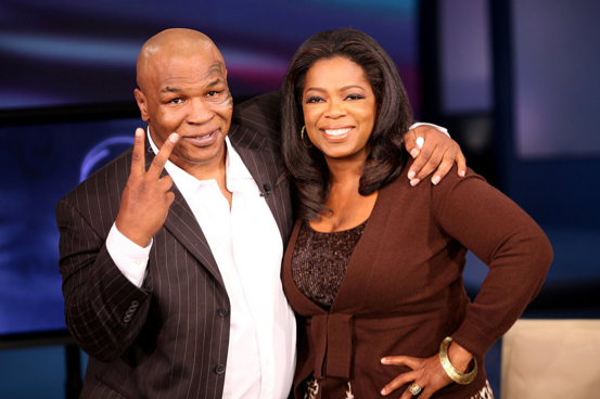 Mike Tyson with Oprah Winfrey